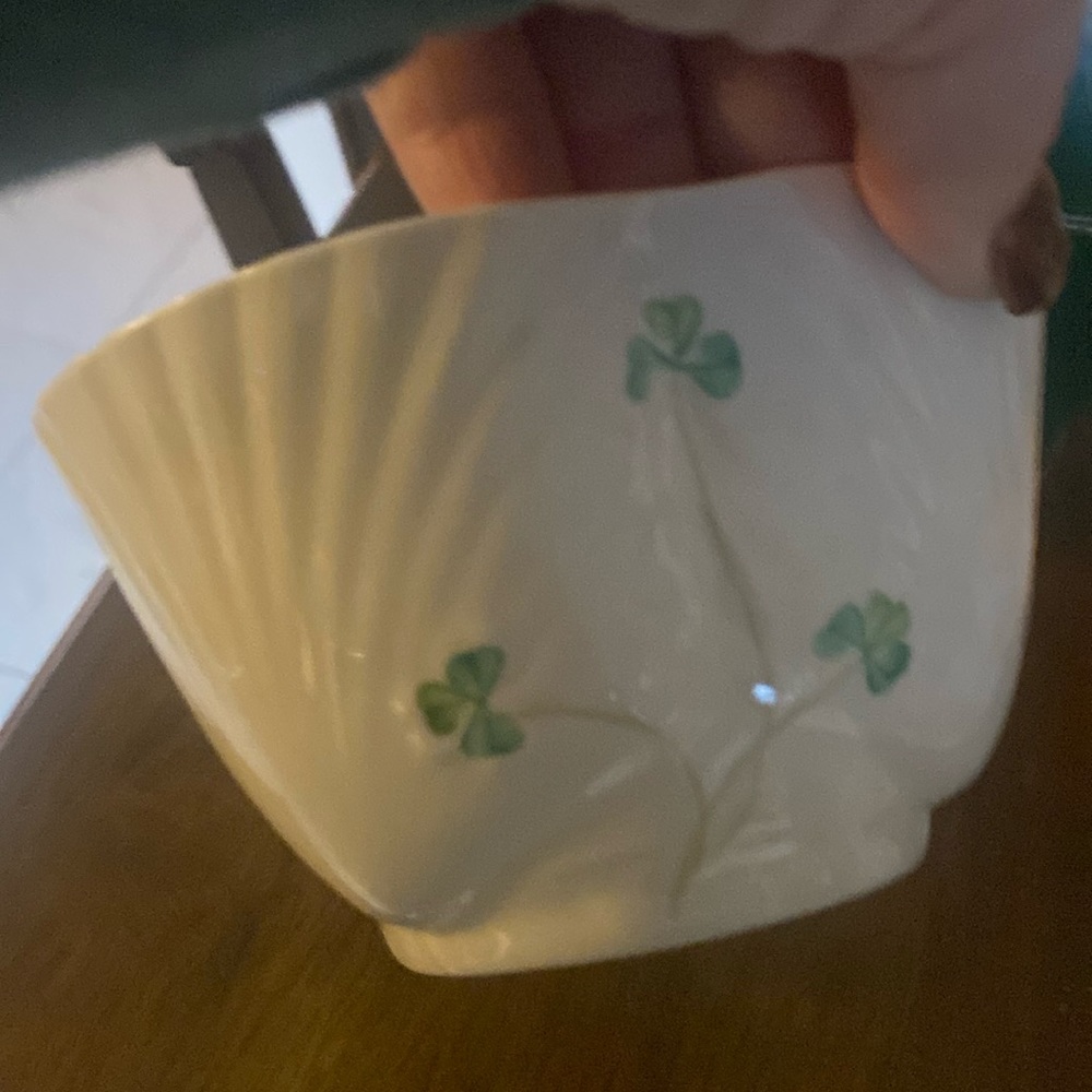 Belleek small cereal bowl with box